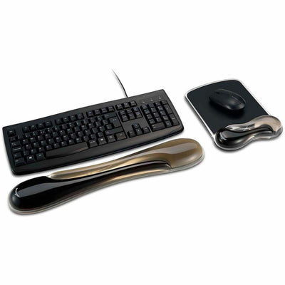 Kensington Computer Duo Gel Mouse Pad Wrist Rest, Gray, KMW52500