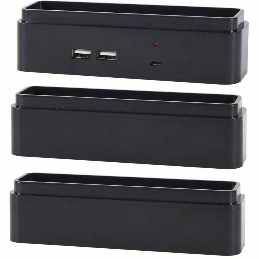 DAC® Stax MP-232 Monitor Riser Block Kit with 2 USB Charging Ports, 6" x 1.50", Adjustable Height, 1 Set, DTA02270
