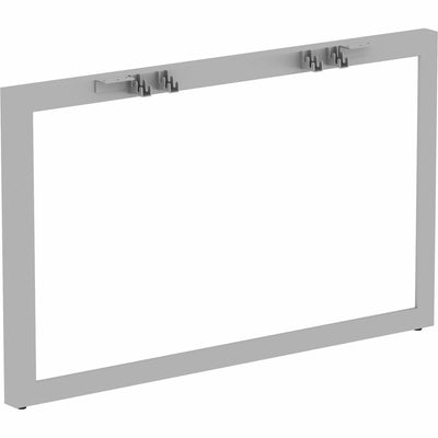 Lorell Relevance Series Wide Side Leg, Silver, LLR16251