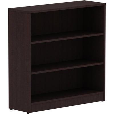 Lorell Laminate Bookcase, Espresso, LLR18276