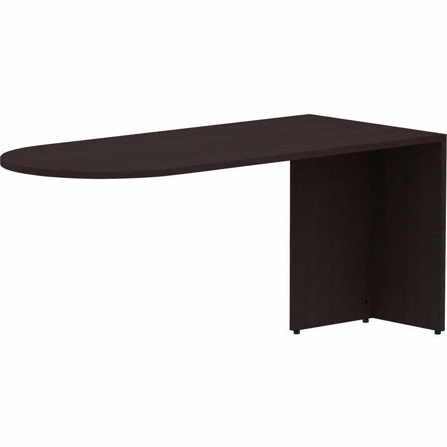 Lorell Essentials Series Peninsula Desk Box 1 of 2, 1" Thickness - Top, LLR18262