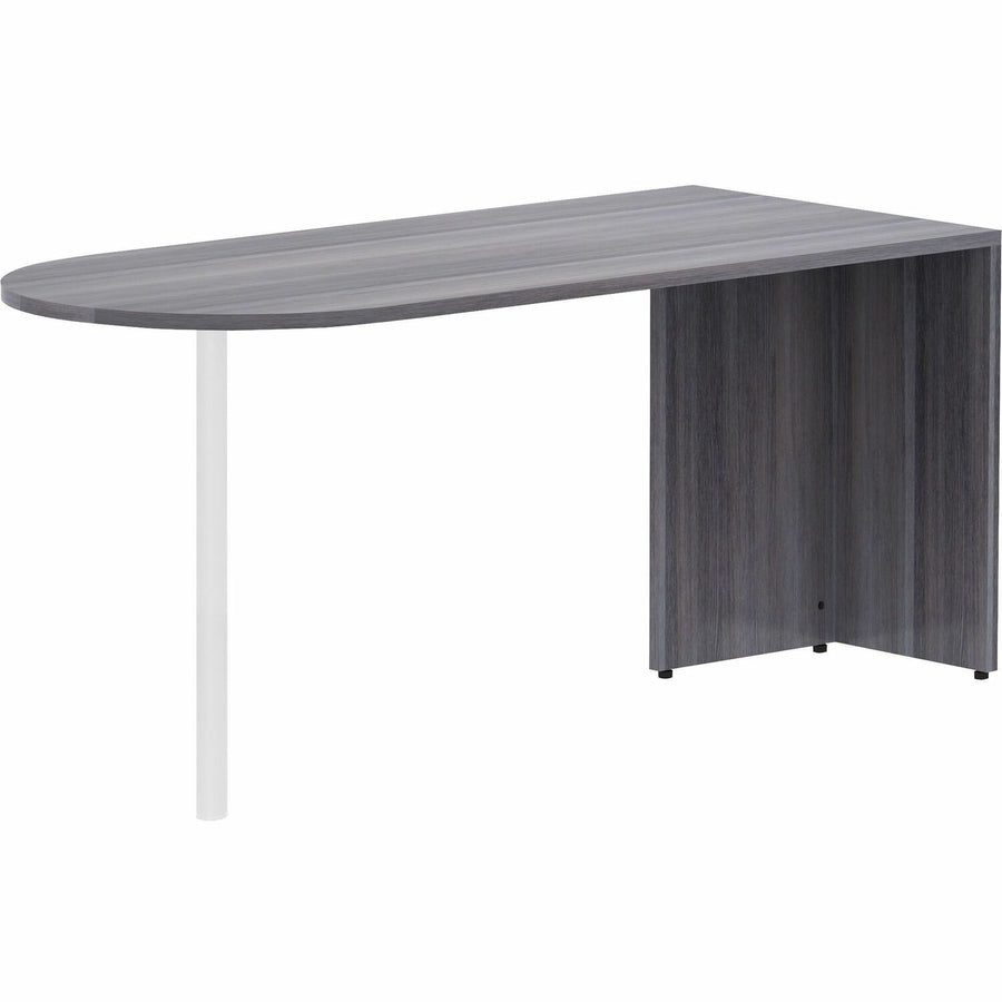 Lorell Essentials Series Peninsula Desk Box 1 of 2, 1" Thickness - Top, LLR69593