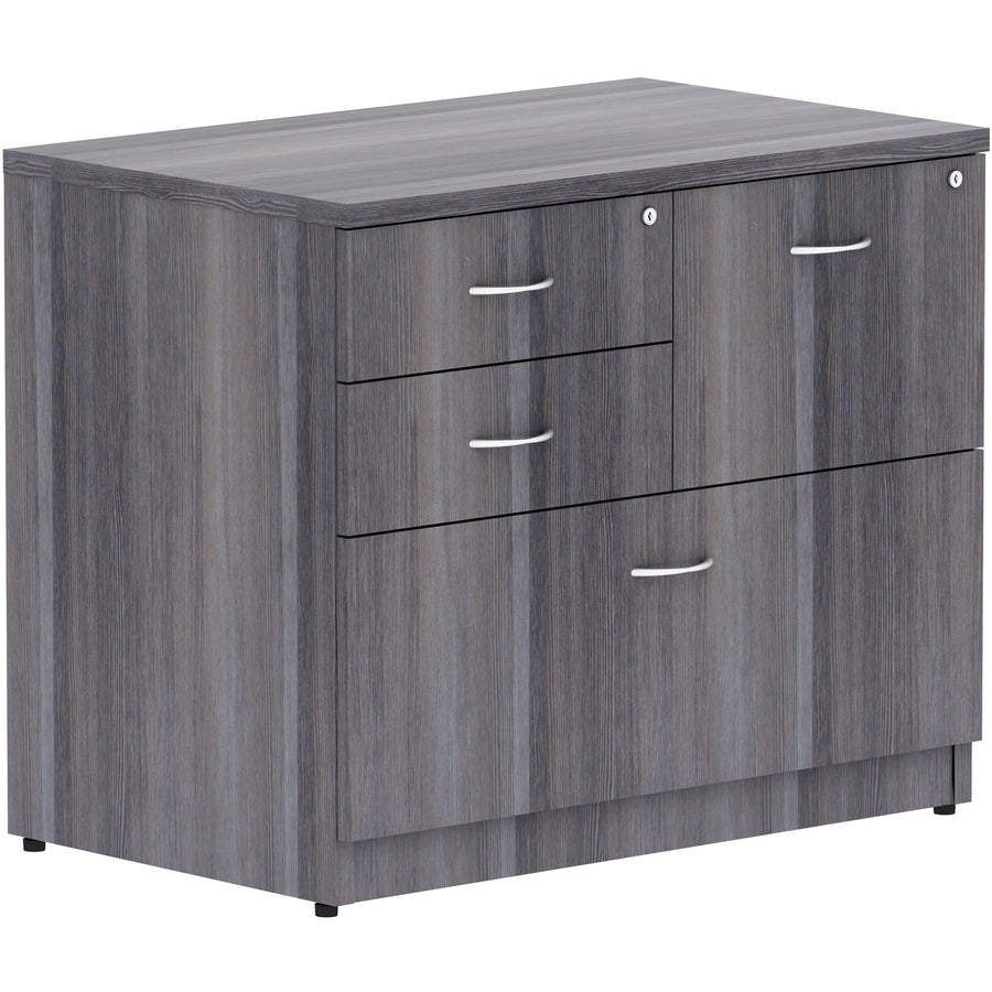 Lorell Essentials Series Box/Box/File Lateral File, 1" Thickness - Top, File Drawer, LLR69623