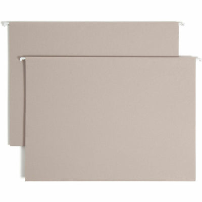 Smead TUFF 1/3 Tab Cut Legal Recycled Hanging Folder, Steel Gray, 8 1/2" Width x 14" Length, 18 / Box, SMD64341