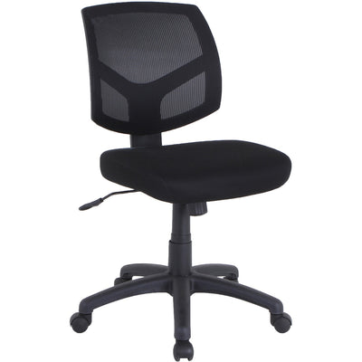 Lorell Mesh Back Task Chair, Black, LLR84876
