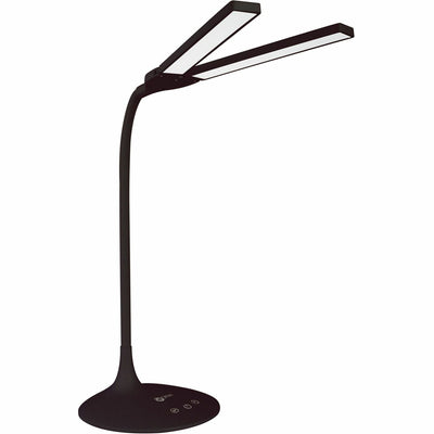 OttLite Pivot LED Desk Lamp, 26" x 26", Black, ABS, Automatic Off Timer, OTTCSN59G5W