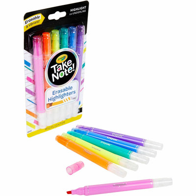 Crayola Take Note Erasable Highlighters, 1 Pack, CYO586504