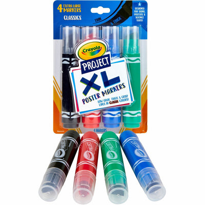 Crayola XL Classic Poster Markers, 1 Pack, CYO588356