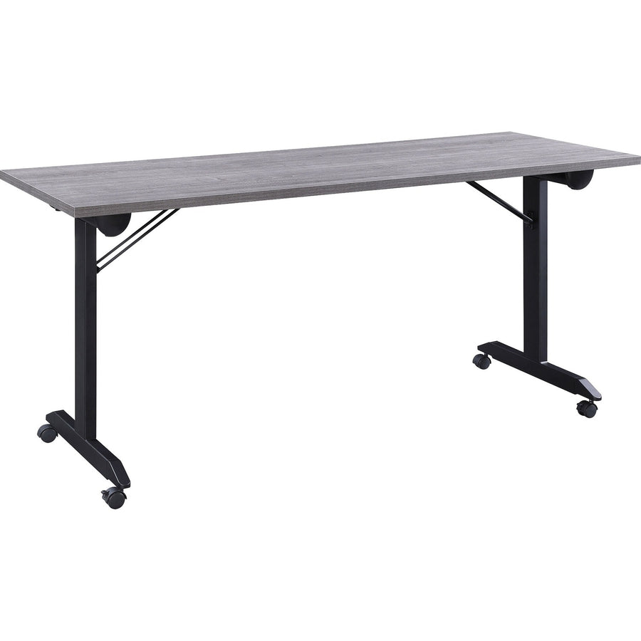 Lorell Mobile Folding Training Table, 63" x 29.50", Long Lasting, LLR60741