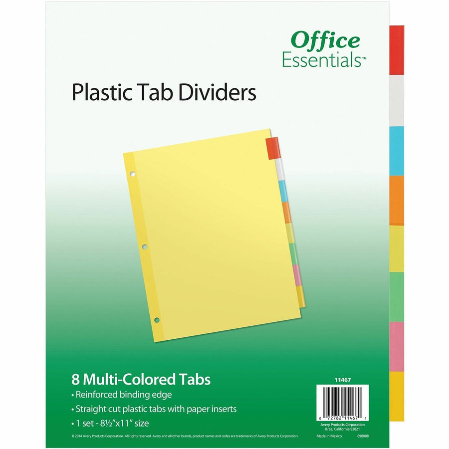 Avery Office Essentials Insertable Dividers, Buff, 8 / Set — view 1