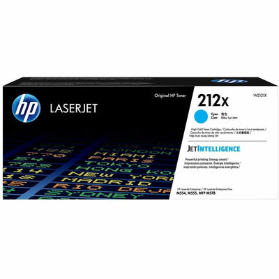HP 212X Original High Yield Laser Toner Cartridge - Cyan -, HEWW2121X
