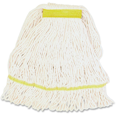 Genuine Joe Narrow Band Small Mophead, White, GJOSWH1B
