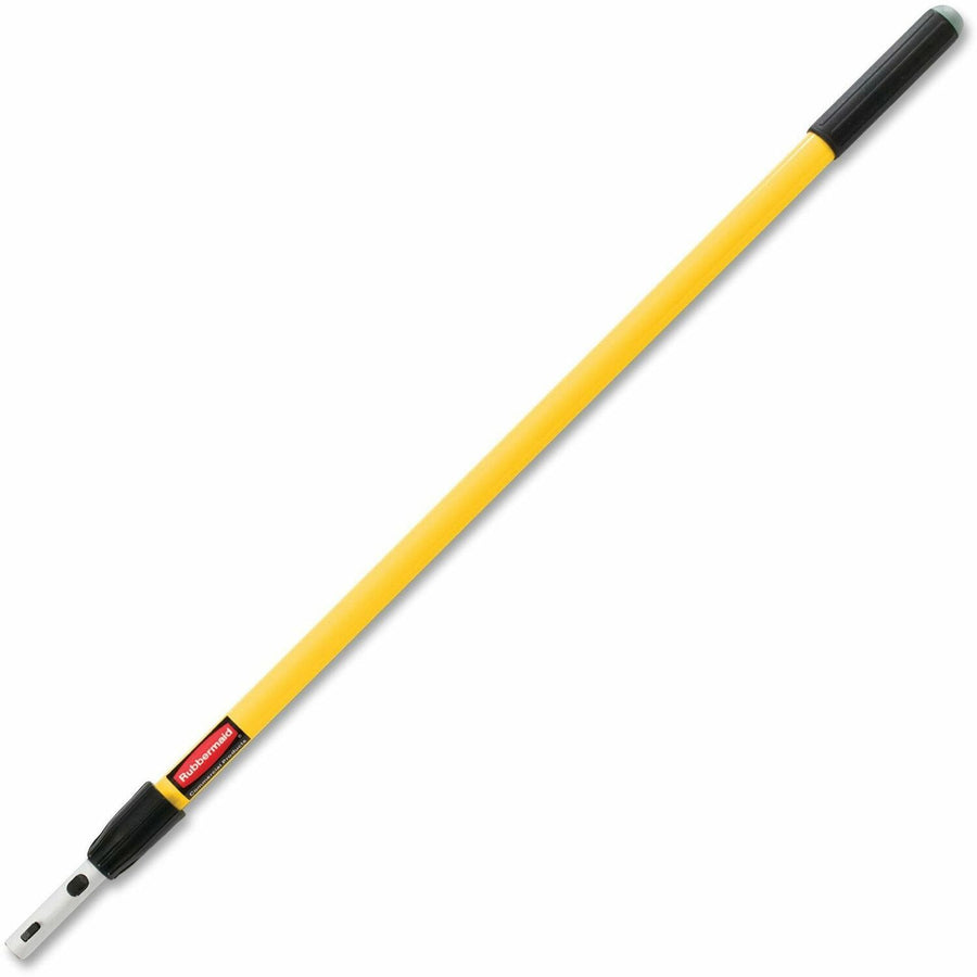 Rubbermaid Commercial Hygen Quick Connect Handle, Yellow, Aluminum, RCPQ75500YL00