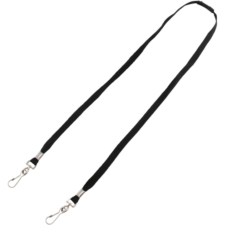 Advantus Face Mask Lanyard, Black, 10 / Pack, AVT76113