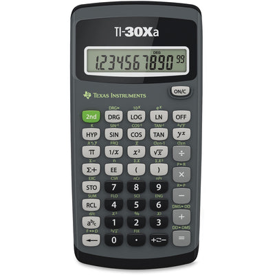 Texas TI-30XA Student Scientific Calculator, Black, TEXTI-30XA