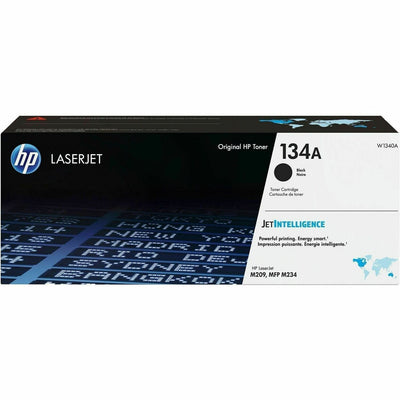 HP 134A Original Laser Toner Cartridge - Black -, HEWW1340A