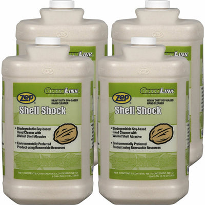 Zep Shell Shock HD Industrial Hand Cleaner, Brown, 4 / Carton, ZPE318524