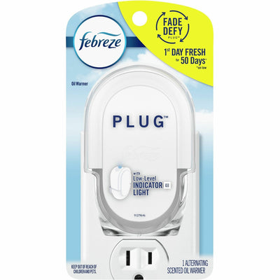 Procter & Gamble Febreze Plug Scented Oil Warmer, Clear, PGC68232