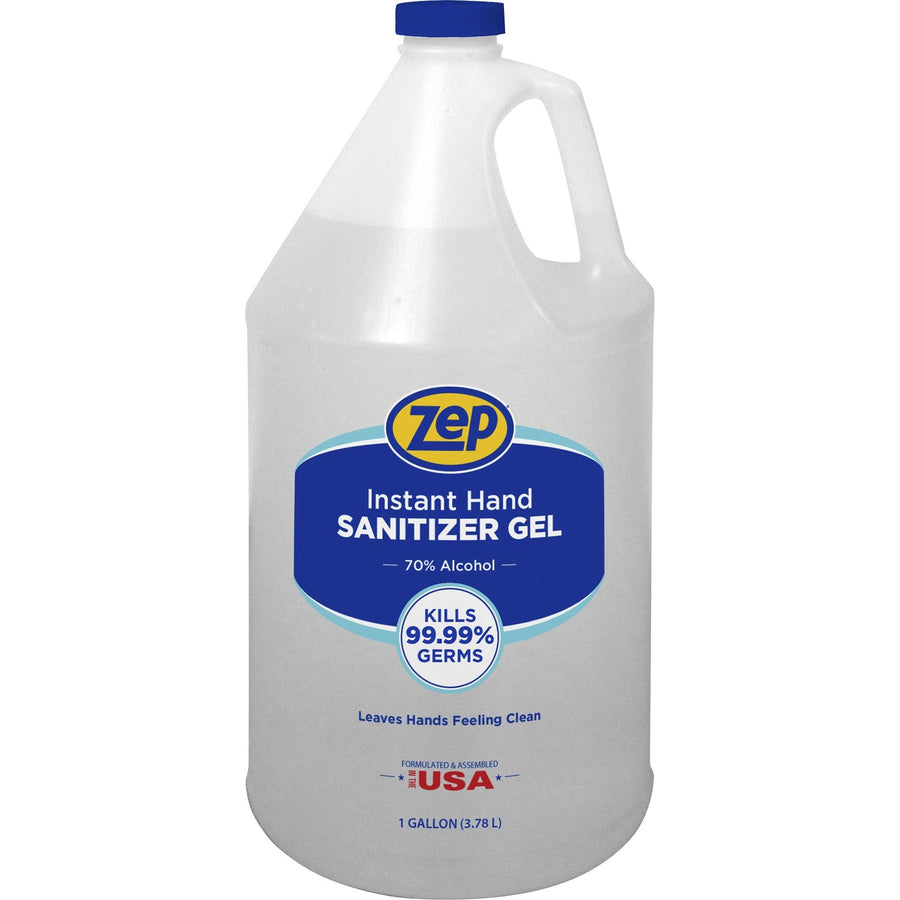 Zep Instant Hand Sanitizer Gel, Clear, Residue-free, ZPE355824