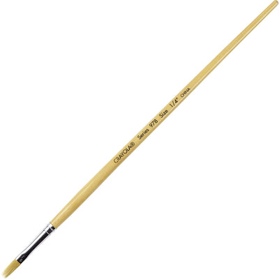 Crayola No. 978 Nylon Easel Brush, Clear, 1 Dozen — view 1