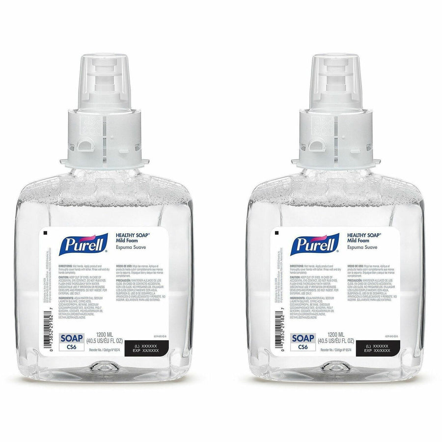 PURELL® CS6 Refill Healthy Soap Mild Foam, Bio-based, 1 Carton, GOJ6574-02