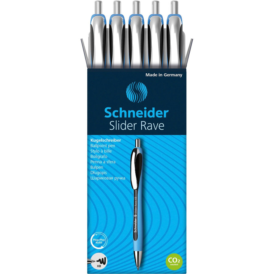 Schneider Schreibger�te GmbH Schneider Slider Rave XB Ballpoint Pen, 5 / Pack, RED132501