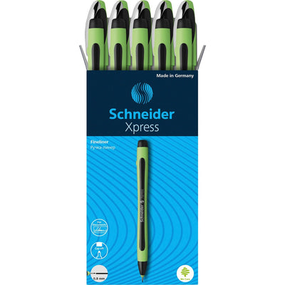 Schneider Schreibger�te GmbH Xpress Fineliner Pen, 10 / Pack, RED190001