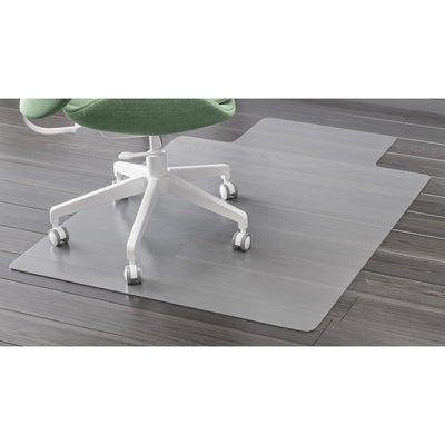 Deflecto EconoMat PLUS with Micropel Antimicrobial for Hard Floors, Clear, 1 Carton, DEFCM2E112AMCOM