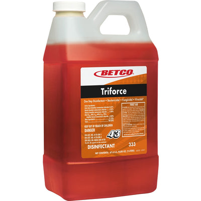 Betco FastDraw 43 Triforce Titan Disinfectant, Orange, 4EA/CT — view 1