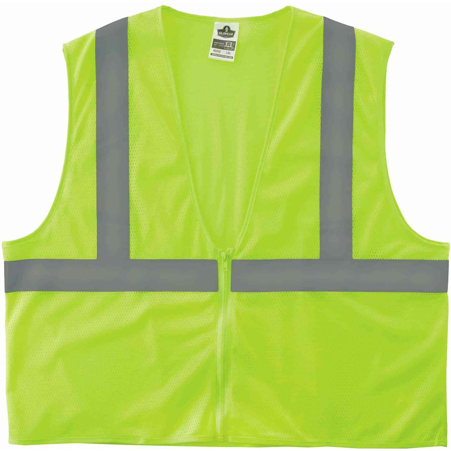 Ergodyne Type R C2 Super Econo Mesh Vest, GloWear, 2-Xtra Large/3-Xtra Large, Lime, Mesh Fabric, Machine Washable, EGO20997