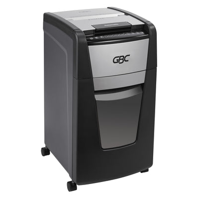 ACCO GBC AutoFeed+ Office Shredder, 300M, Micro-Cut, 300 Sheets, Black, GBCWSM1757609