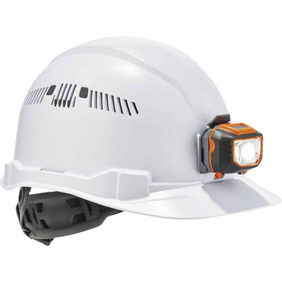 Tenacious Ergodyne 8972LED Cap-Style Hard Hat, White, EGO60146