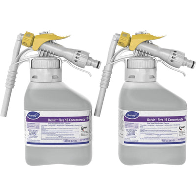 Diversey Oxivir Five 16 Concentrate Cleaner, Clear, 2 / Box, DVO4963357