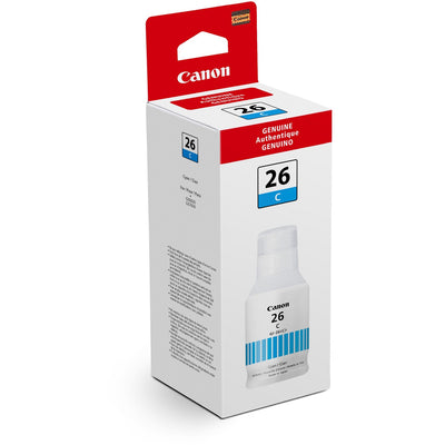 Canon GI-26 Pigment Color Ink Bottle, CNMGI26C