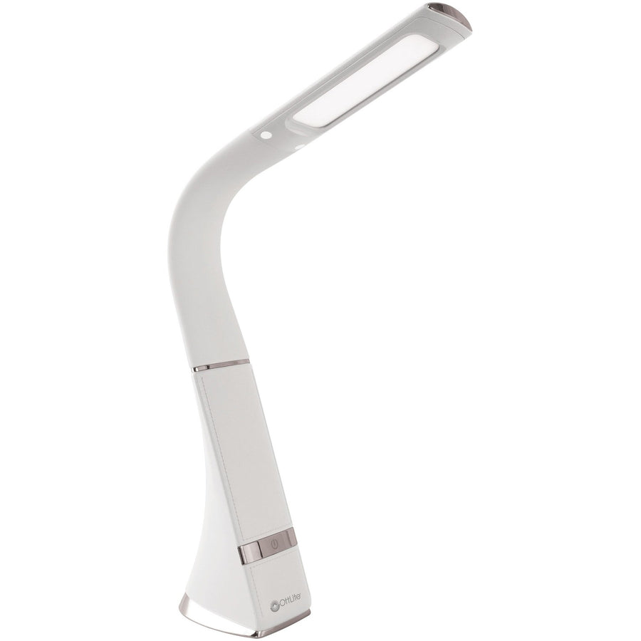 OttLite Wellness Desk Lamp, White, USB Charging, OTTCS59089SHPR