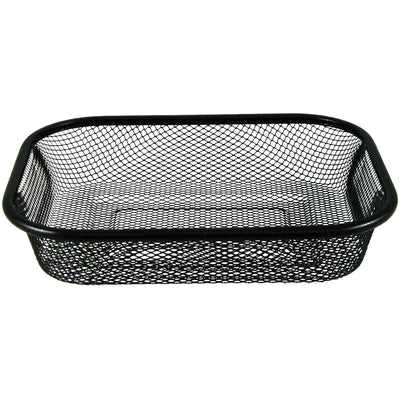 RDI-USA RDI Square Wire Basket Organizer, Black, 12 / Carton, CFPBSKWRSQR