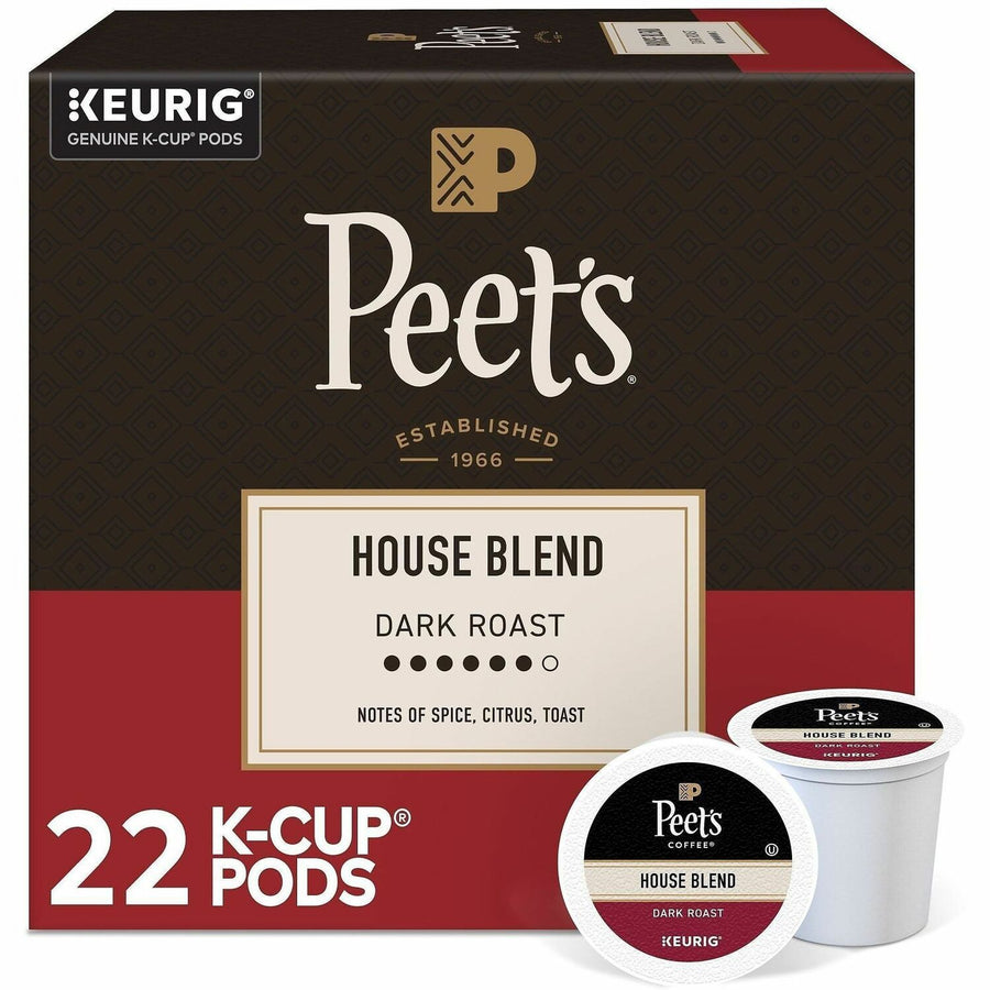 Peet's Coffee® House Blend Coffee, 22 / Box, GMT2410