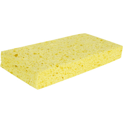 Genuine Joe Cellulose Sponges, Yellow, 24 / Carton, GJO18318