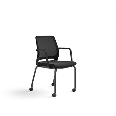 Safco Medina Guest Chair, Black, 1 Carton, SAF6829BL