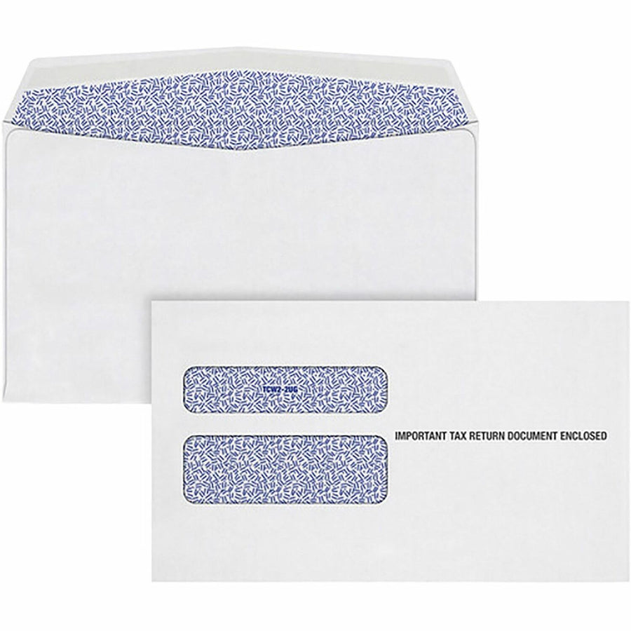 TOPS W-2 Continuous Tax Envelope, White, Strong, 24 / Pack, TOP2219C