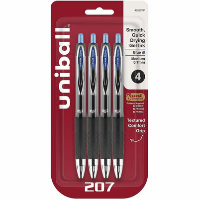 uni-ball uniball™ 207 Gel Pen, 4 / Pack, UBC45532PP