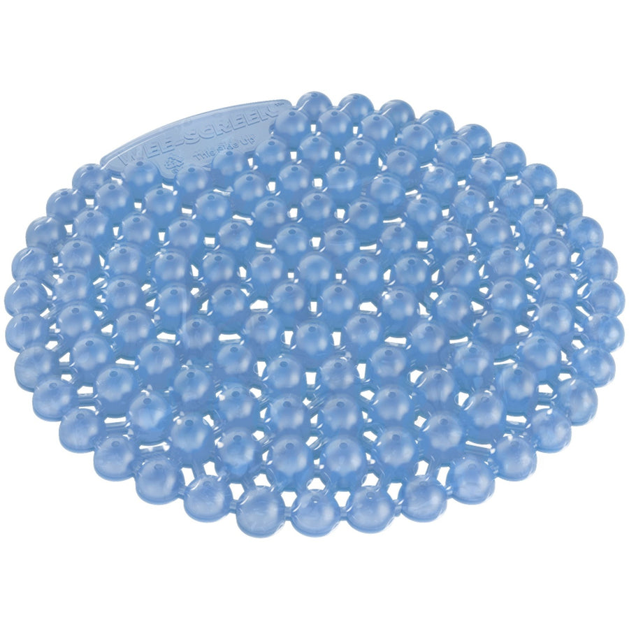 Vectair Systems Wee-Screen Urinal Screen, 6.6" x 0.3", Blue, Ethylene Vinyl Acetate (EVA), Recyclable, 10 / Box, VTSWSCRNLIN