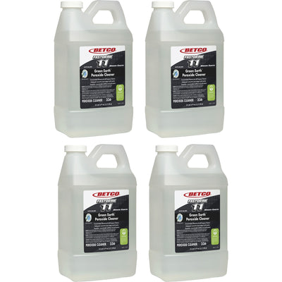 Betco Green Earth FastDraw 11 Peroxide Cleaner, Clear, 4 / Carton, BET3364700CT