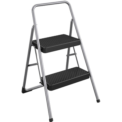 Dorel Cosco 2-Step Household Folding Step Stool, Gray, CSC11137PBL1E