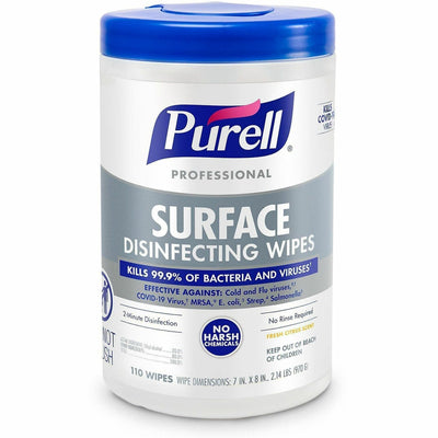 Gojo PURELL Professional Surface Disinfecting Wipes, GOJ934206