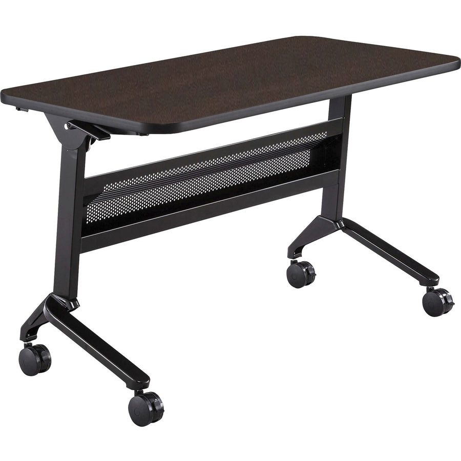 Safco Flip-N-Go Rectangular Training Table, Dual-sided Lever, SAFLF2448TSLDCM