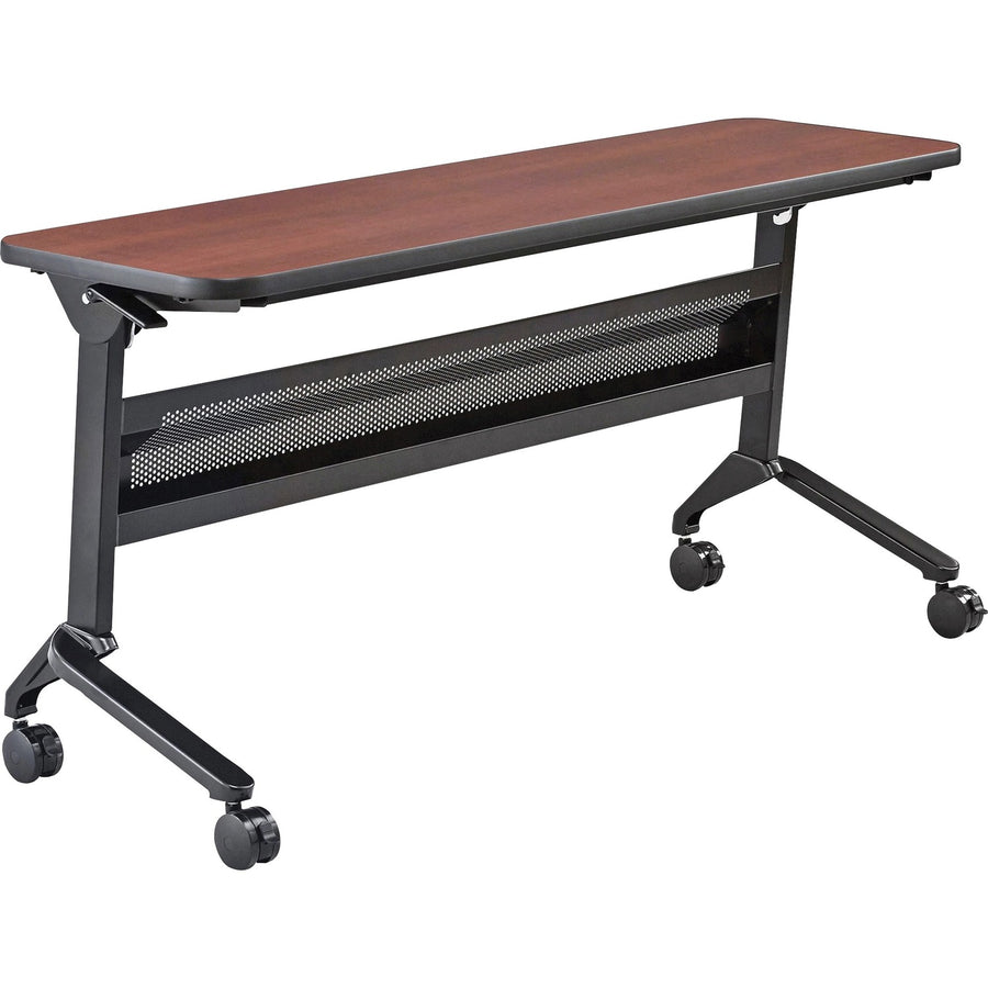 Safco Flip-N-Go Rectangular Training Table, Dual-sided Lever, SAFLF1860TSLCRM