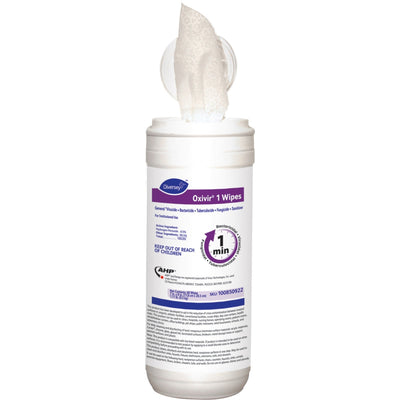 Diversey Oxivir 1 Wipes, White, 12 / Carton, DVO100850922