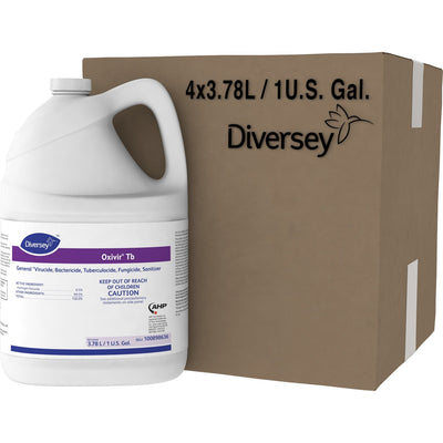 Diversey Oxivir Ready-to-use Surface Cleaner, Clear, 4 / Carton, DVO100898636