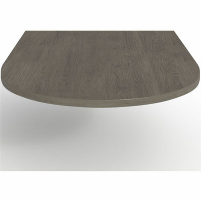 Lorell Prominence 2.0 Half-Racetrack Conference Tabletop, Gray, LLRPOC4872GE